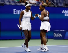 Serena and Venus Williams lost in a match decider at the US Open espn botches serena and venus williams us open
